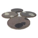 dark coffee brown coasters