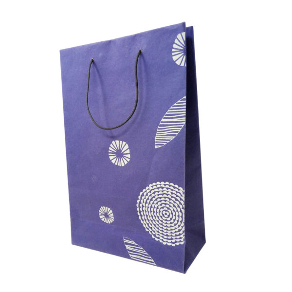 purple paper Handmade bag