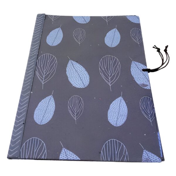 Handmade light grey file holder