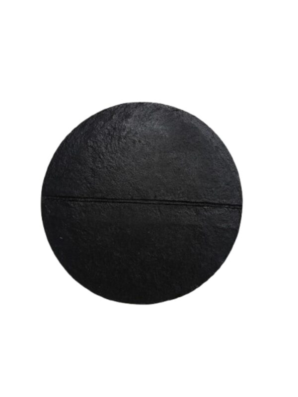 Paper mache place mat - dual black plate. - Image 3