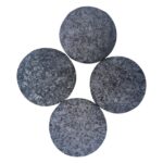Grey Black Stone Finish Coasters