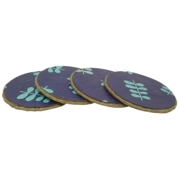 purple Vintage Coaster