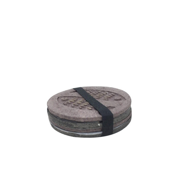 Mauve Fish Impression Coaster