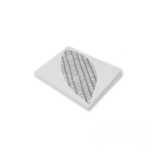 Leaf Print A5 Notebook Paperback