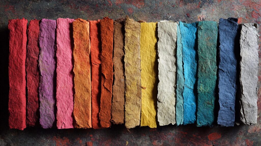 colorful uses of Handmade Paper