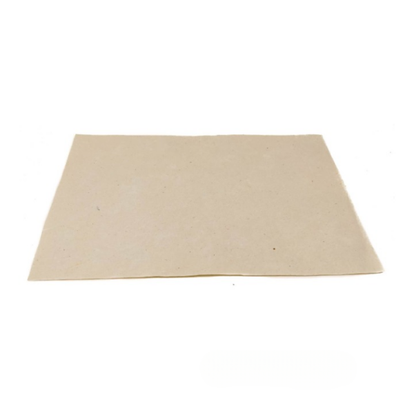 Bleached flax papers