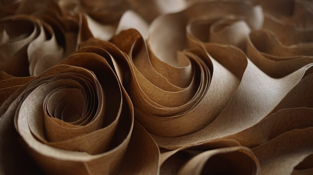 Swirling tree free paper
