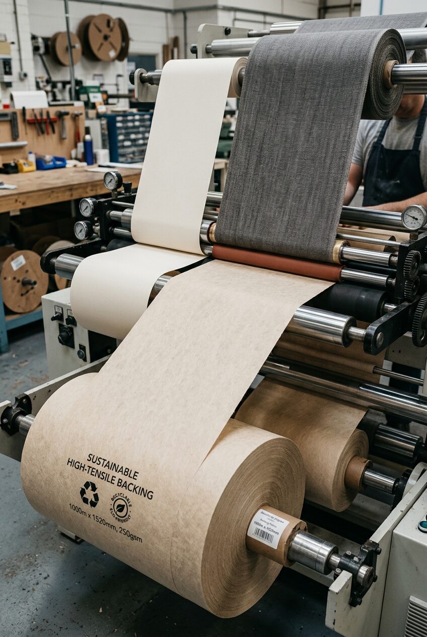 High tensilesustainable backing paper engineered specifically for laminating natural